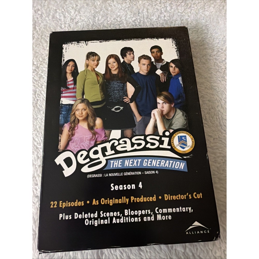 Degrassi The Next Generation Season 4 Dvd Boxed Set High School Teens Canadian